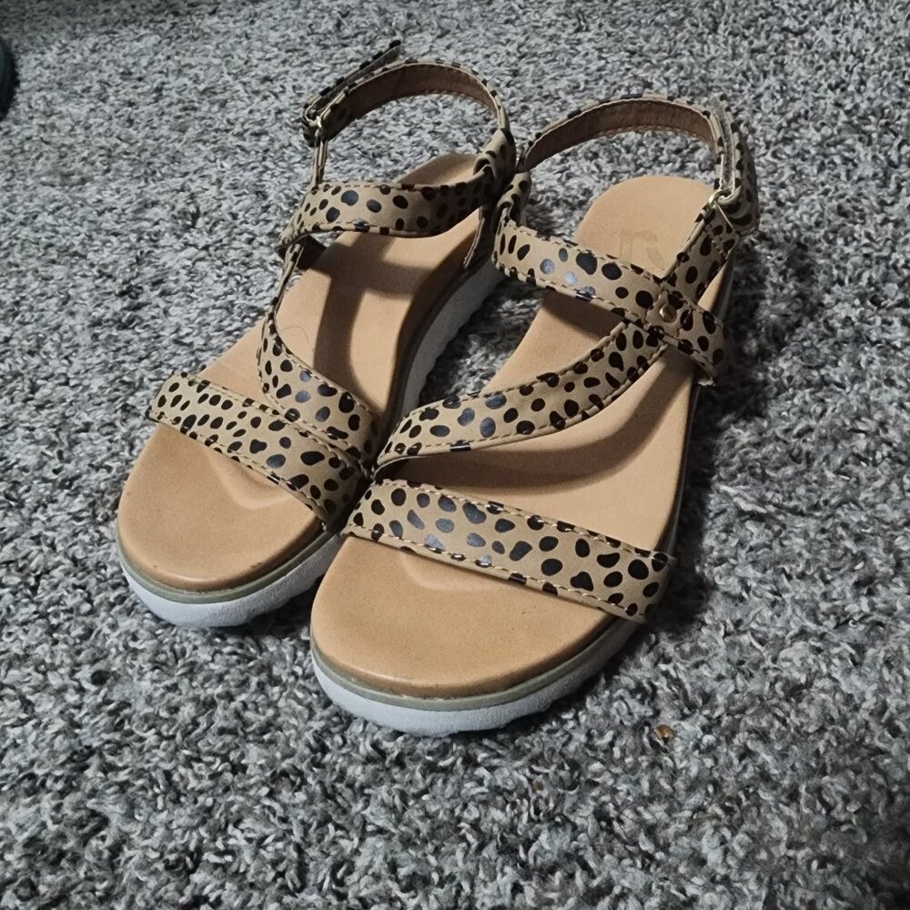 Cheetah Sandals W Size 6